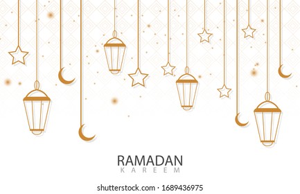 Vector graphic Elegant ramadan kareem decorative festival. Perfect for Wallpaper, Textile, Web, Backgrounds, greeting cards etc.