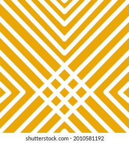 Vector graphic element yellow square with lines for decoration