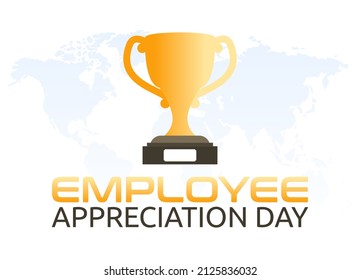 vector graphic of employee appreciation day good for employee appreciation day celebration. flat design. flyer design.flat illustration.