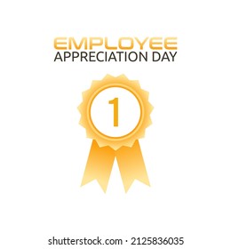 vector graphic of employee appreciation day good for employee appreciation day celebration. flat design. flyer design.flat illustration.