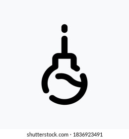 Vector Graphic of Enema Icon. Medical Icon. with Dotted Line Style. Perfect for Website Mobile app Presentation and any other projects. 