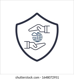 vector graphic environmental protection, global warming