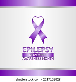 vector graphic of epilepsy awareness month good for epilepsy awareness month celebration. flat design. flyer design.flat illustration.