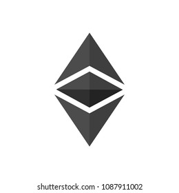 Vector graphic Ethereum Classic