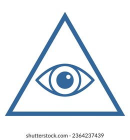 Vector graphic of the eye of providence