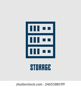 Vector graphic of a file icon, illustration sign and symbol for documentation, records, and organization in business