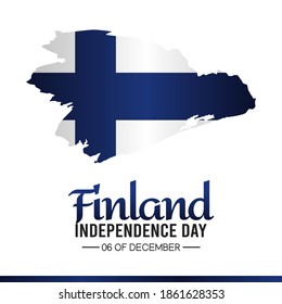 gráfico vectorial del día de la independencia finlandesa bueno para la celebración del día de la independencia finlandesa. diseño plano. diseño de volante.ilustración plana.