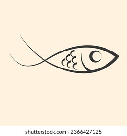 vector graphic of fish good for national fish celebration. flat design. flyer design.flat illustration.