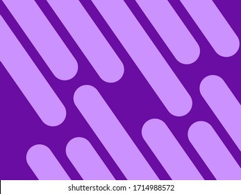 Vector graphic flat design purple color long shape dynamic pattern background textures 
