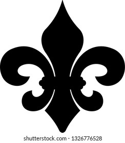 Vector graphic of Fleur de Lys