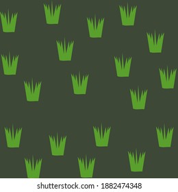 Vector graphic floral repeated patterns background and cover. Perfect for your flyer, banner, poster, template, book cover, magazine, catalog, etc. Bright green cover