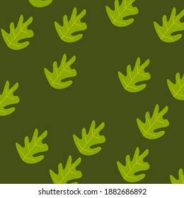 Vector graphic of floral repeated patterns background and cover. Perfect for your flyer, banner, poster, template, book cover, magazine, catalog, etc. Light green cover. Green leaf repeated pattern.