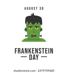 vector graphic of Frankenstein Day ideal for Frankenstein Day celebration.