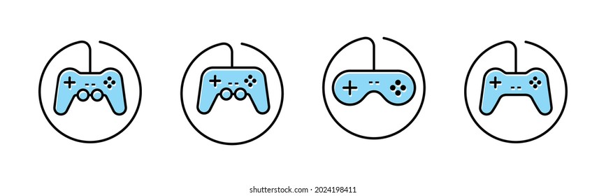 Vector graphic of game icon collection