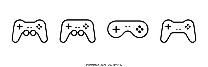 Vector graphic of game icon collection