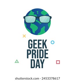 vector graphic of Geek Pride Day ideal for Geek Pride Day celebration.