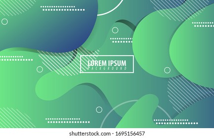 Vector Graphic geometric background. 3d Fluid wave liquid shape. Perfect for Wallpaper, Banner, Background, Card, Book Illustration, gift, cover, flyer, report, bssiness, social media etc.