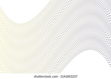 Vector graphic of geometric pattern in soft rainbow color. Good for certificate, banknote, money design, currency, note, check, ticket, reward, diplomas, gift voucher etc. watermark pattern.