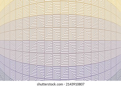 Vector graphic of geometric pattern in soft rainbow color. Good for certificate, banknote, money design, currency, note, check, ticket, reward, gift voucher etc. Certificate watermark pattern.

