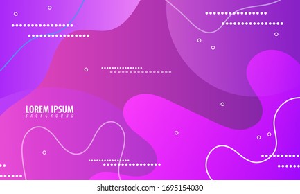 Papel de pared geométrico vectorial. Composición de formas de degradado líquido de moda Perfecto para papel tapiz, textil, web, cubierta, fondos, tarjetas de felicitación, etc.