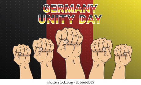 Vector graphic of Germany Unity Day