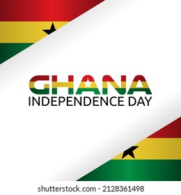 vector graphic of Ghana independence day good for Ghana independence day celebration. flat design. flyer design.flat illustration.