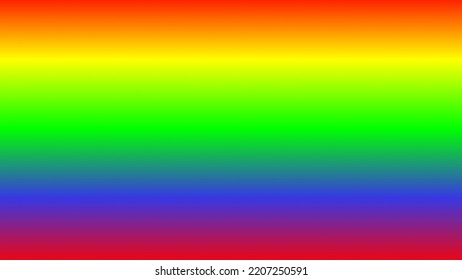 Vector graphic of Gradient background. Abstract background for screensaver. Colorful gradient texture background. Red, Yellow, Green, Blue and Red combination color gradient background.

