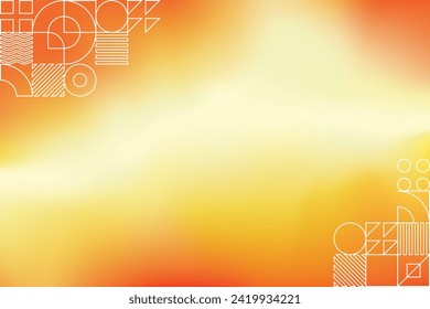 Vector graphic of gradient wallpaper, blurred colorful background, editable and resizable EPS 10