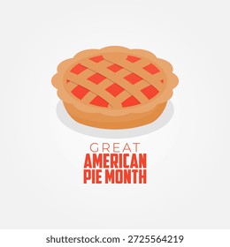 Gráfico vetorial da celebração Grande Mês Americano da Pizza para Grande Mês Americano da Pizza.