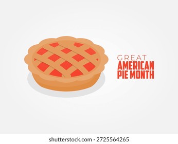 Gráfico vetorial da celebração Grande Mês Americano da Pizza para Grande Mês Americano da Pizza.