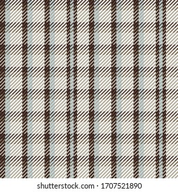 Vector graphic of green, brown and white gingham cloth background with fabric texture. Seamless fabric texture. Suits for Decorative Paper, Packaging and Gift Wrap. No gradient. No transparent. EPS10.