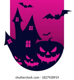 Vector graphic of halloween good for global halloween celebration. flat design. flyer design.flat illustration.