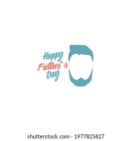vector graphic of happy father's day good for world father's day celebration. flat design. flyer design.flat illustration.