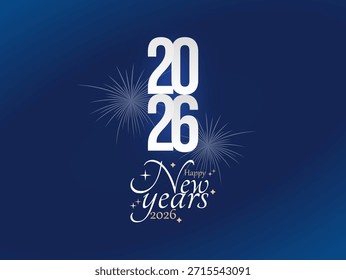 Vector graphic of Happy New Year for Happy New Year celebration.