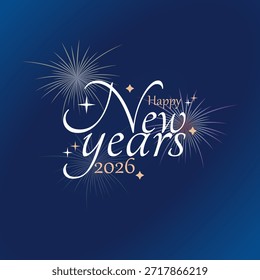 Vector gráfico de Feliz Año Nuevo ideal para la celebración de Feliz Año Nuevo