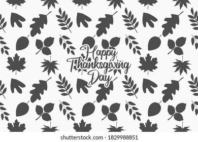 vector graphic of happy thanksgiving day good for happy thanksgiving celebration. flat design. flyer design.flat illustration.