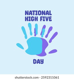 vector graphic of high five Day ideal for high five Day celebration