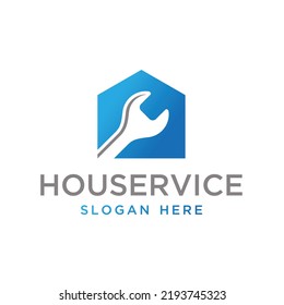 Vector Graphic Of Home Service Logo Design Template