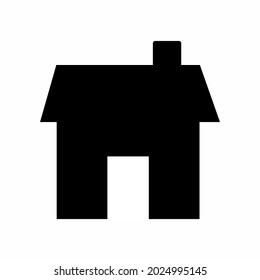 Vector Graphic of House - Black Style - simple illustration. Editable stroke. Design template vector.outline style design.Vector graphic illustration
