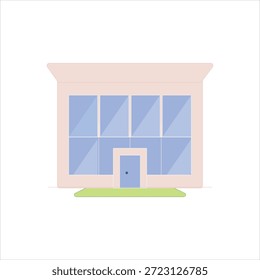 Vektorgrafik-Symbol für architektonische Verglasung