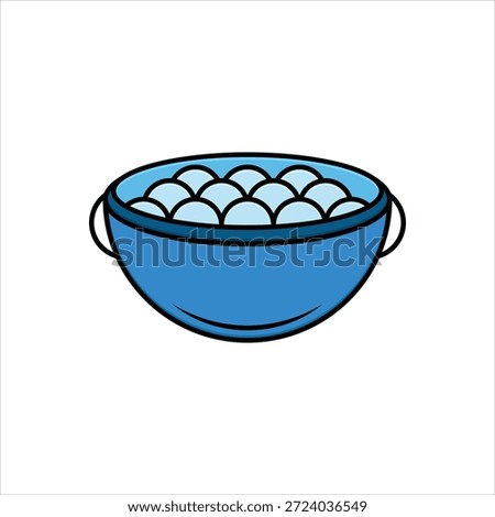 Vector graphic icon for basin soap suds water cleaning