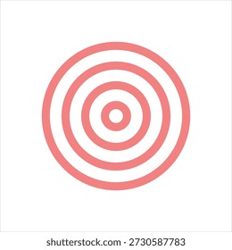 Ícone gráfico vetorial para bullseye