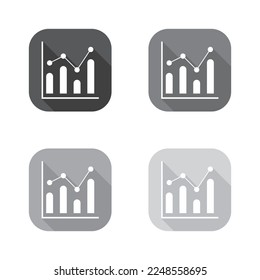 vector graphic icon for computer, isolated on white background, flat design vector illustration.