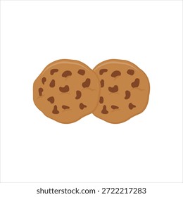 Icono gráfico de Vector para cookies