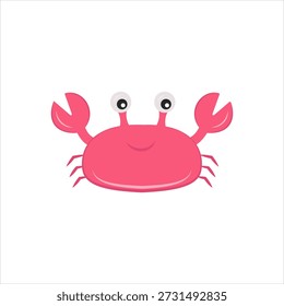 Vector graphic icon for crab
