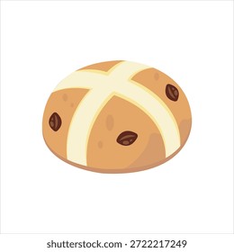 Icono gráfico de Vector para bollo crema