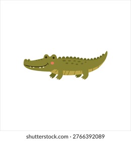 Vector graphic icon for crocodile
