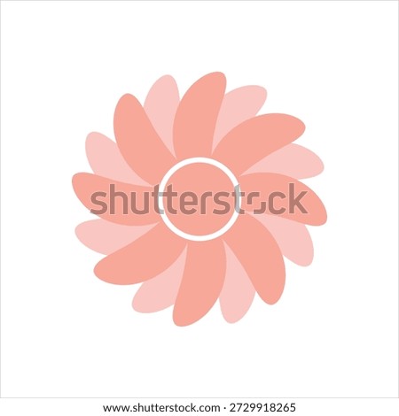 Vector graphic icon for daisy flower