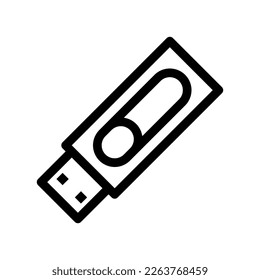 Vektorgrafik der Symbol-Blitzscheibe im Umriss-Stil. Perfekt für das Design von Elementen, UI-App usw.
