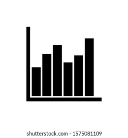 Vector graphic icon. Flat icon symbol chart